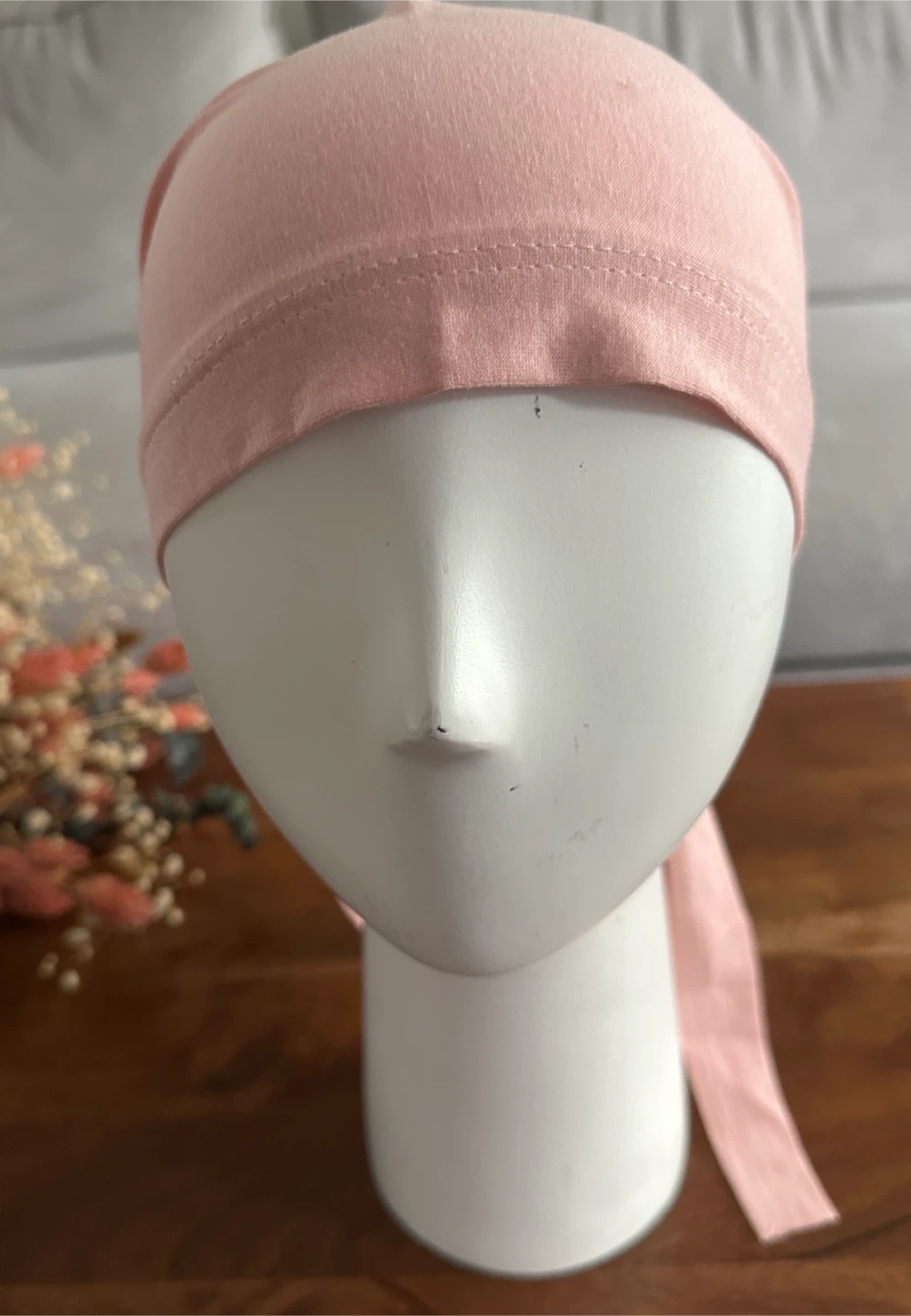 Pink Tie-Back Head Wrap - photo 2