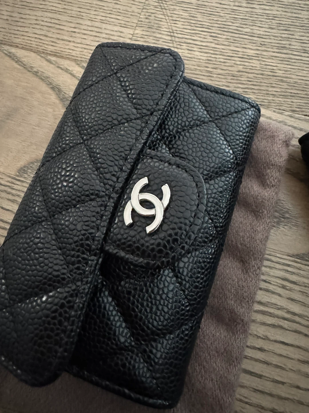 Chanel Caviar Quilted Wallet
