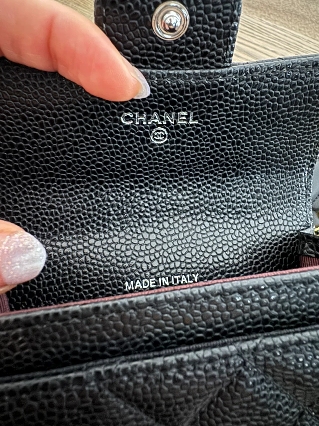Chanel Caviar Quilted Wallet - photo 4