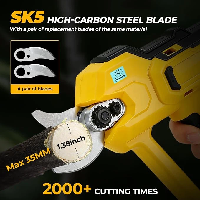 Cordless Electric Pruning Shears Compatible with DeWalt - photo 2
