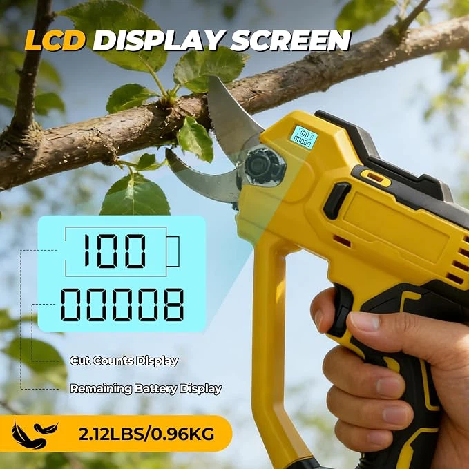 Cordless Electric Pruning Shears Compatible with DeWalt - photo 3