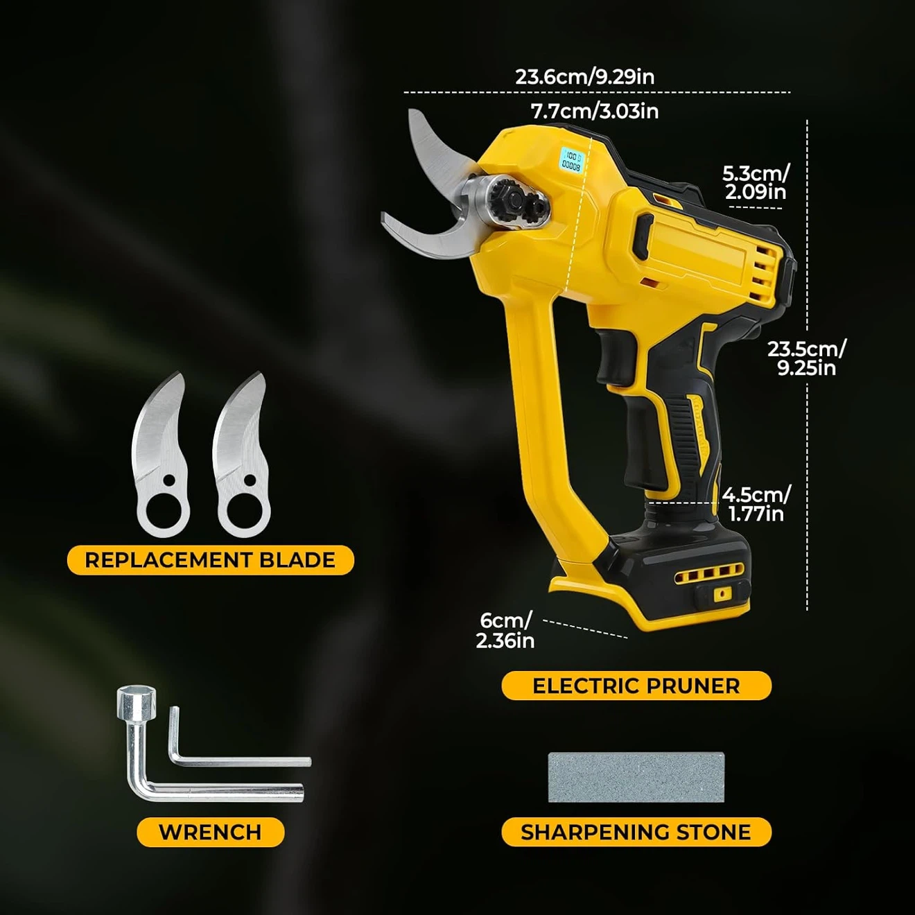 Cordless Electric Pruning Shears Compatible with DeWalt - photo 5