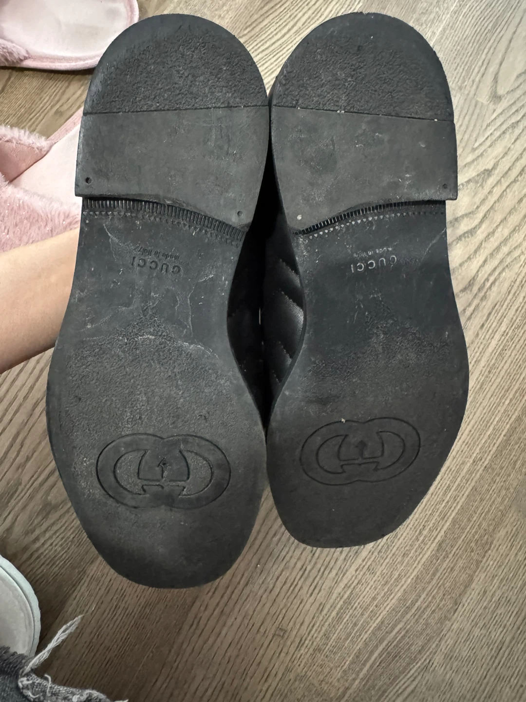 Authentic Gucci GG Marmont Matelassé Loafers Black - photo 5