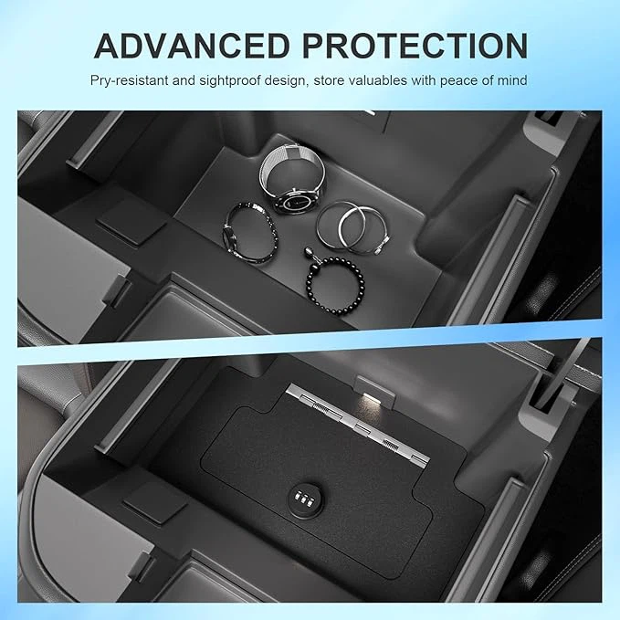 SZYANG Center Console Safe for Chevy Silverado/GMC Sierra - photo 2