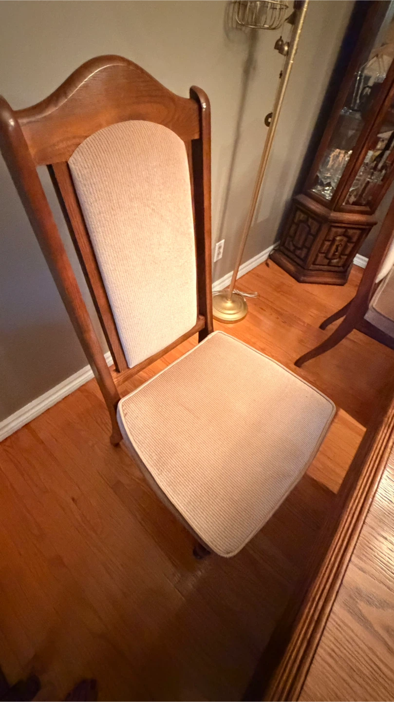 Wooden Dining Table and Chairs Set - photo 2