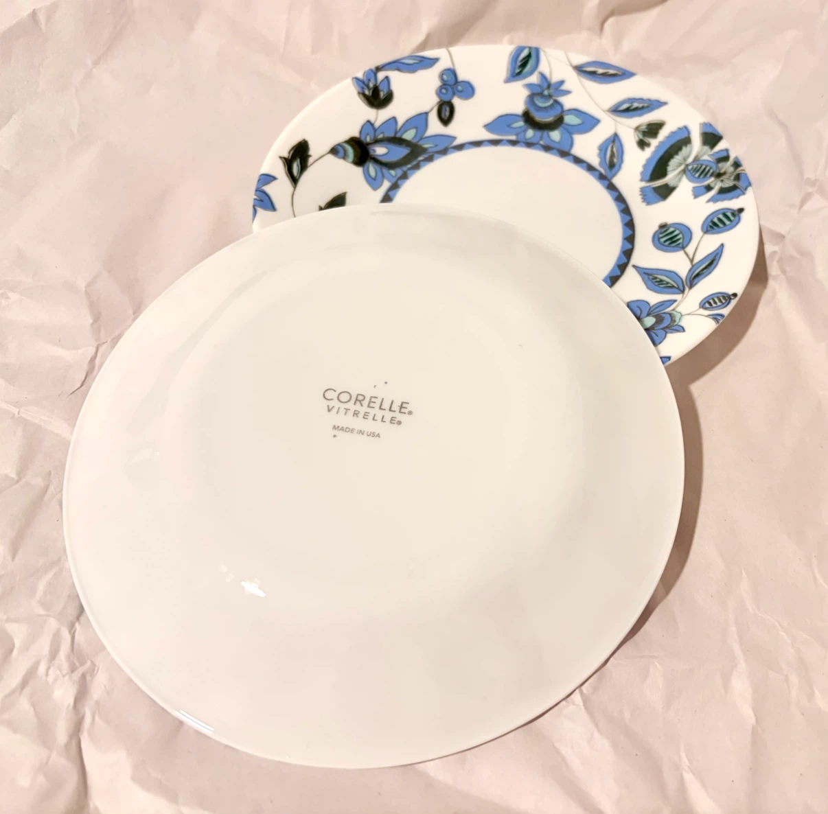 NEW 2pcs. CORELLE Veranda Appetizer Plates - photo 2