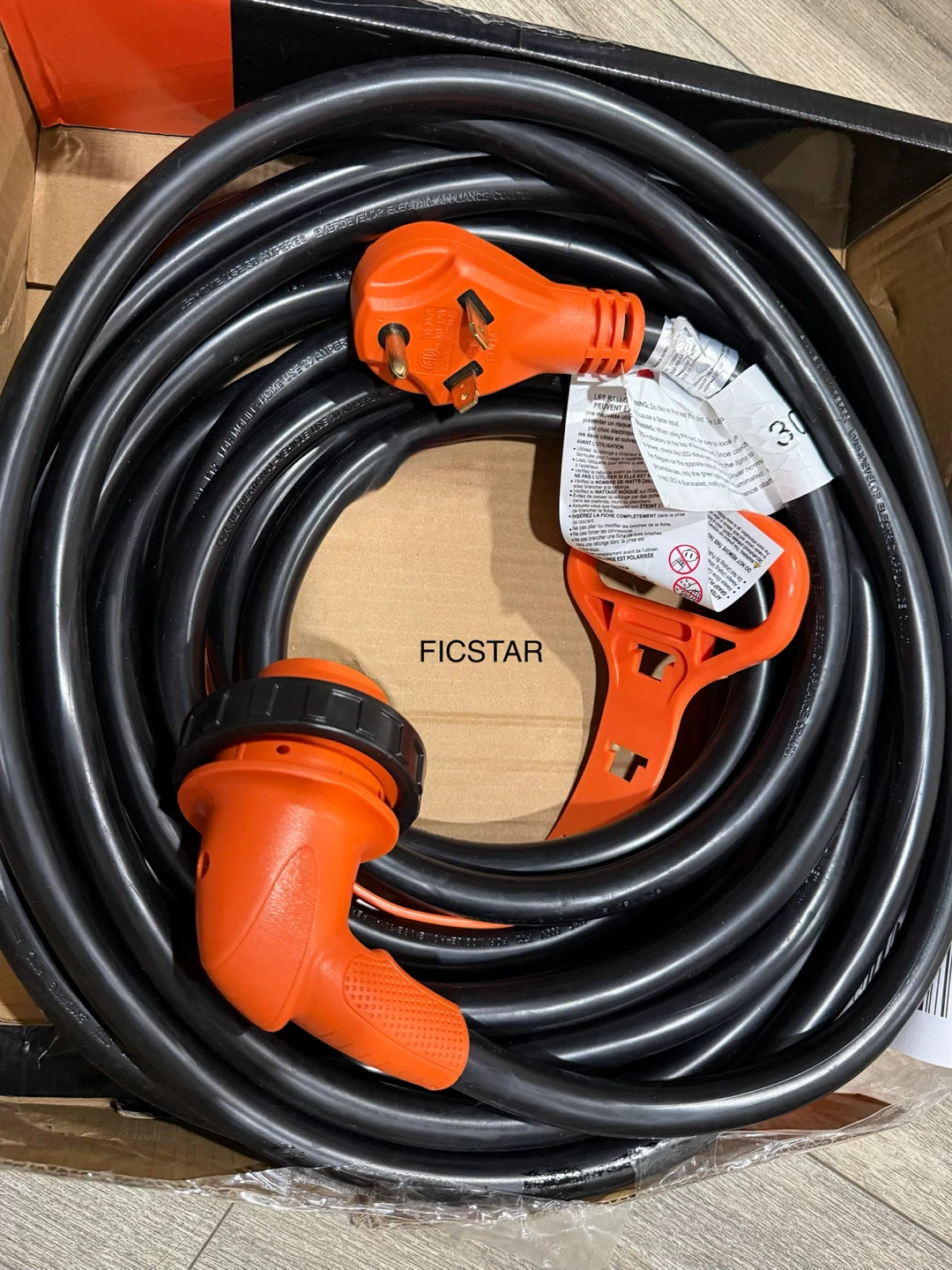 Ficstar 30A RV Extension Cord 50ft - photo 3