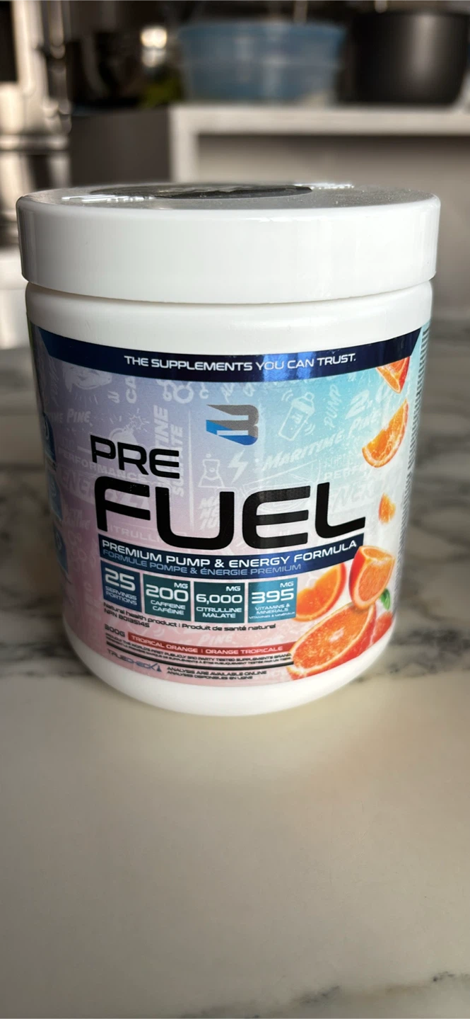 Believe Supplements Pre-Fuel Tropical Orange