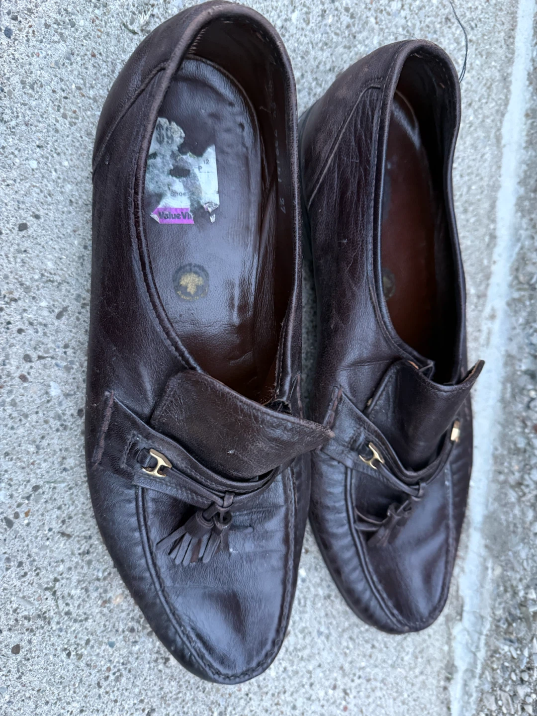 Florsheim Men's Brown Leather Tassel Loafers