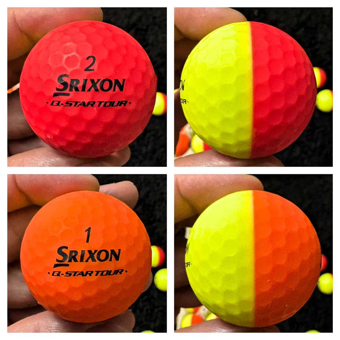 18 Srixon Q-Star Tour Divide Golf Balls - photo 3