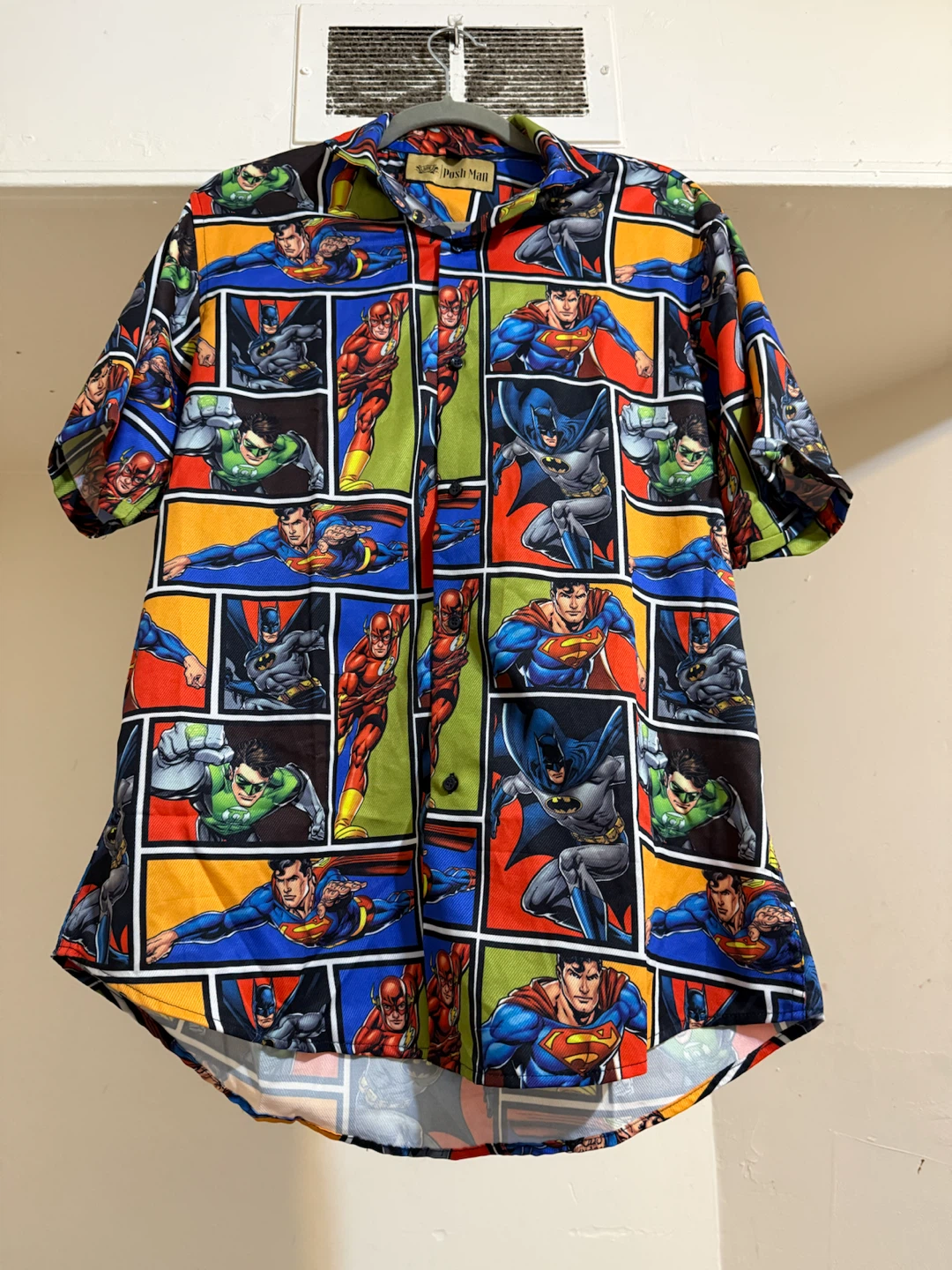 Posh Man DC Comics Superhero Button-Up Shirt - photo 2