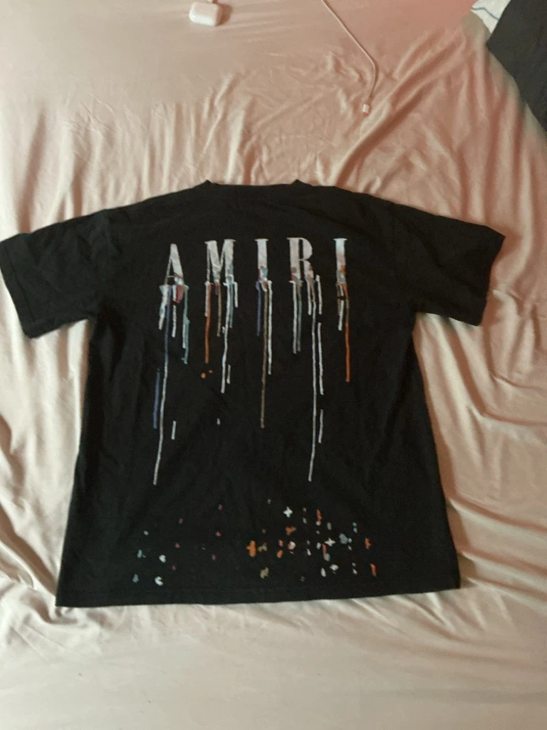 Amiri Drip Logo T-Shirt - photo 2