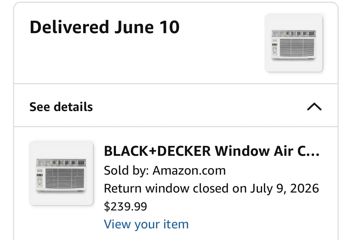 Black+Decker Window Air Conditioner - photo 3
