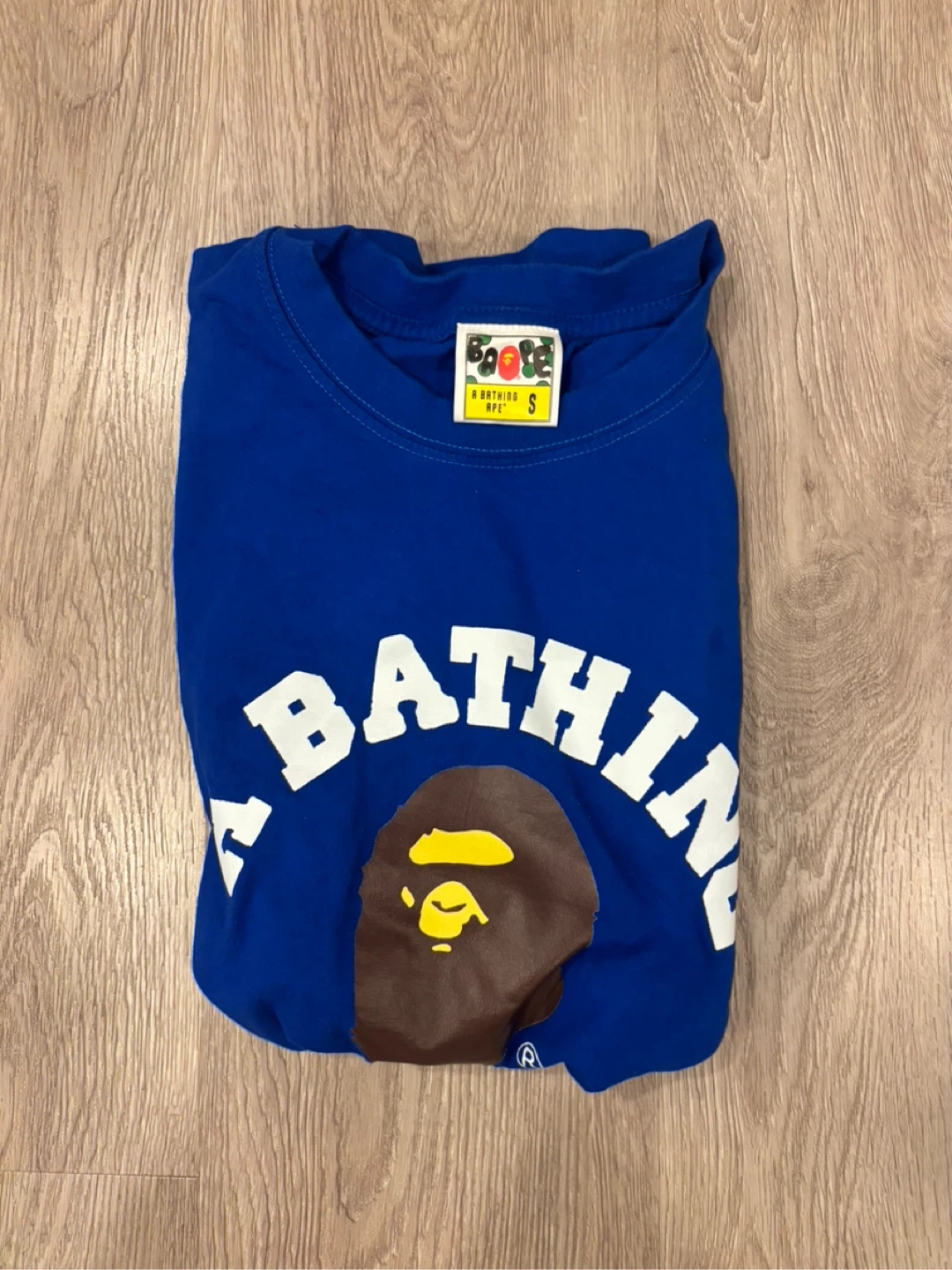 A Bathing Ape Blue Logo T-Shirt - photo 2