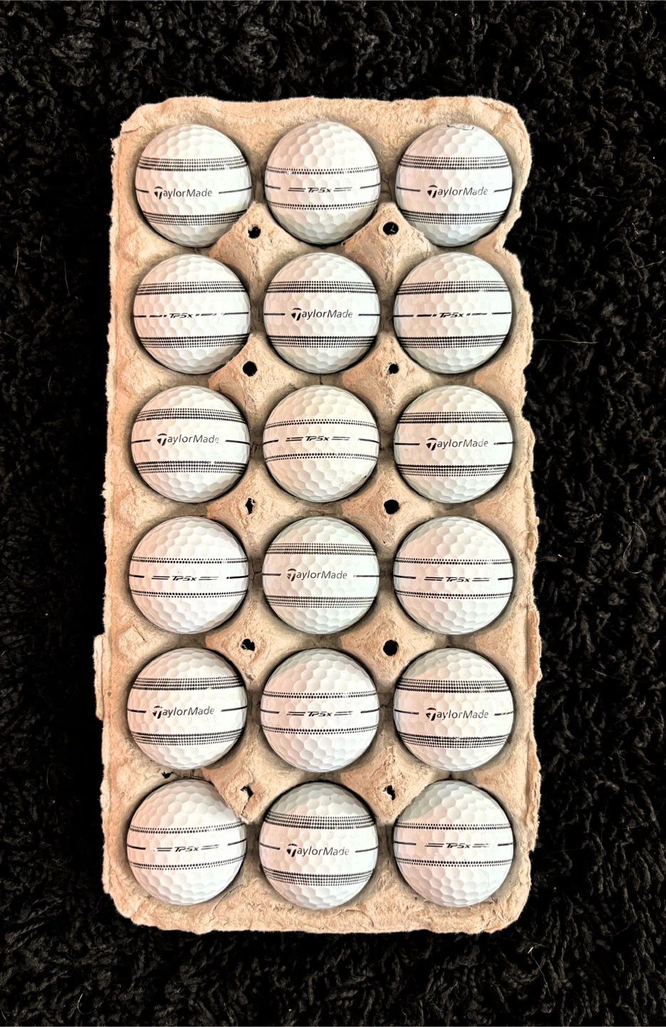 18 Taylormade TP5x Stripe Golf Balls - photo 2