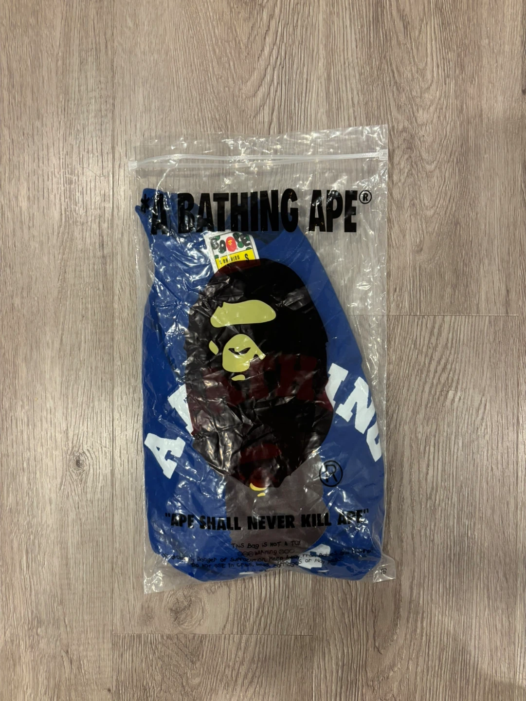 A Bathing Ape Blue Logo T-Shirt - photo 3