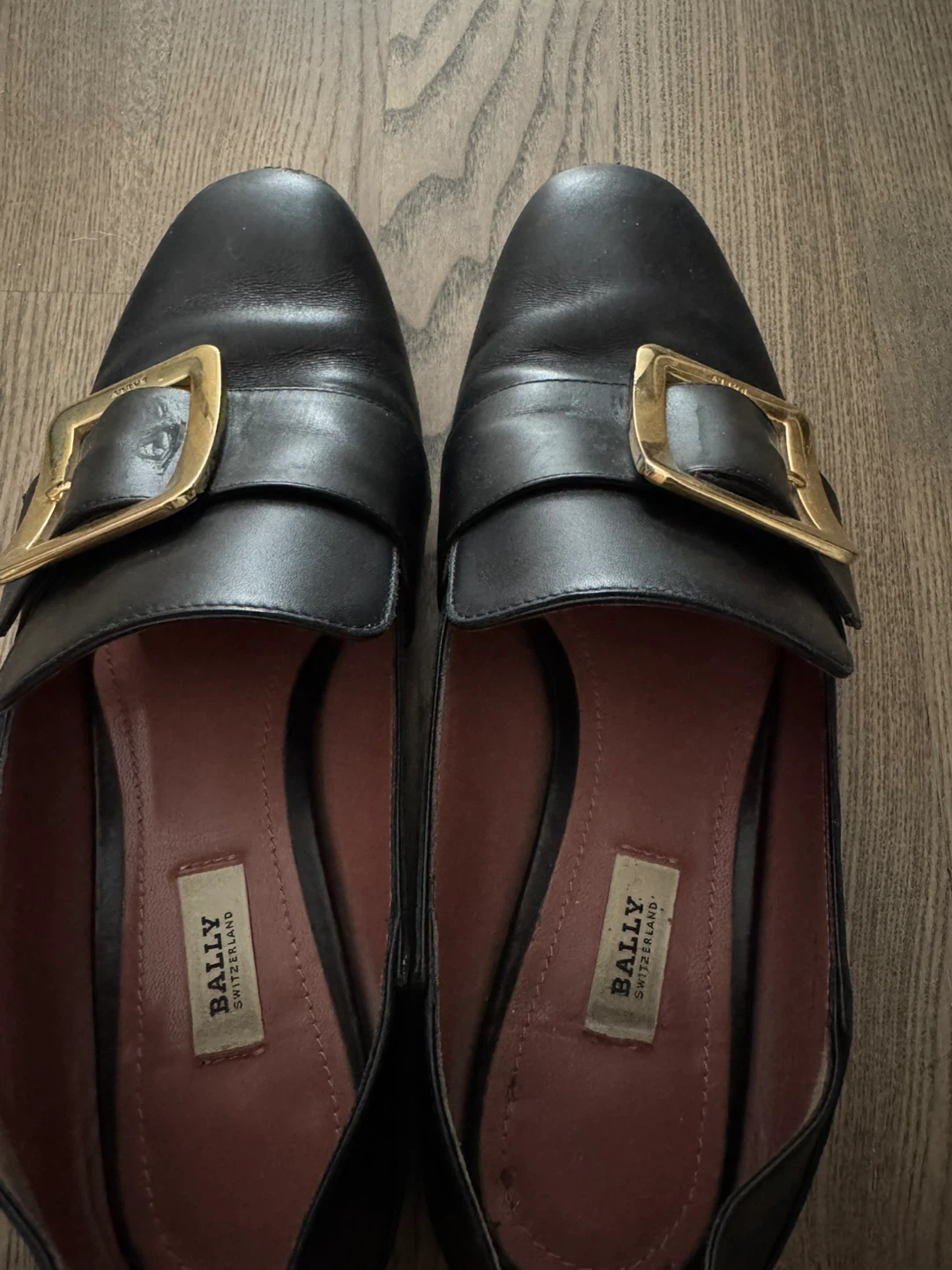 Authentic Bally Black Leather Loafers Size 7 - photo 2