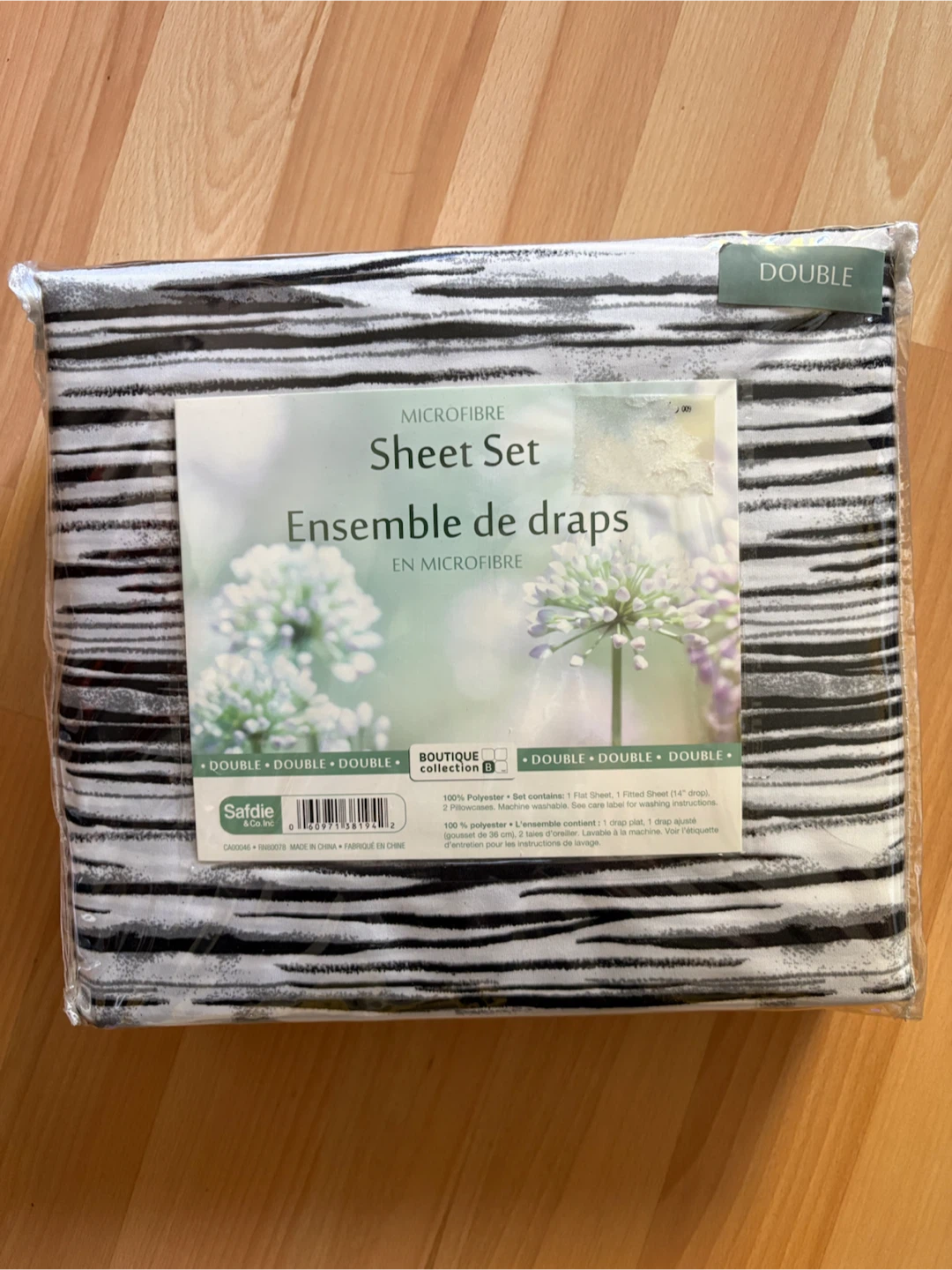 Microfiber Sheet Set Size Double like new