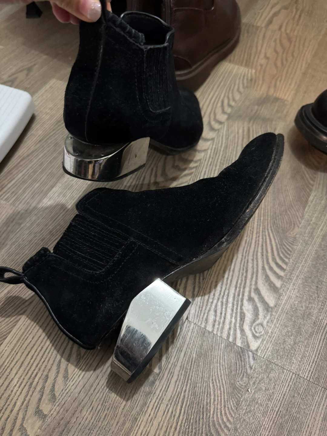 Authentic Alexander Wang Black Suede Boots