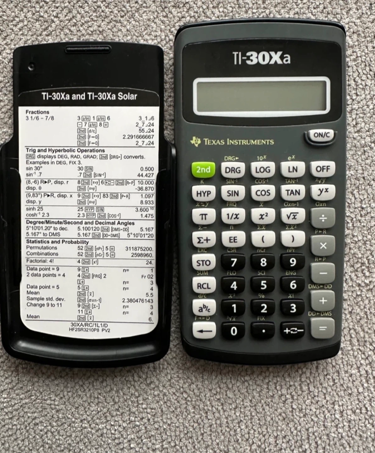 Texas Instruments TI-30Xa Scientific Calculator