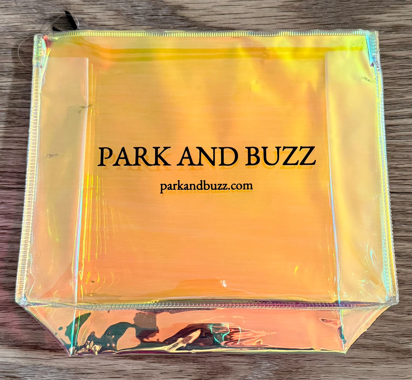 New • PARK AND BUZZ Reflective Cosmetic Bag