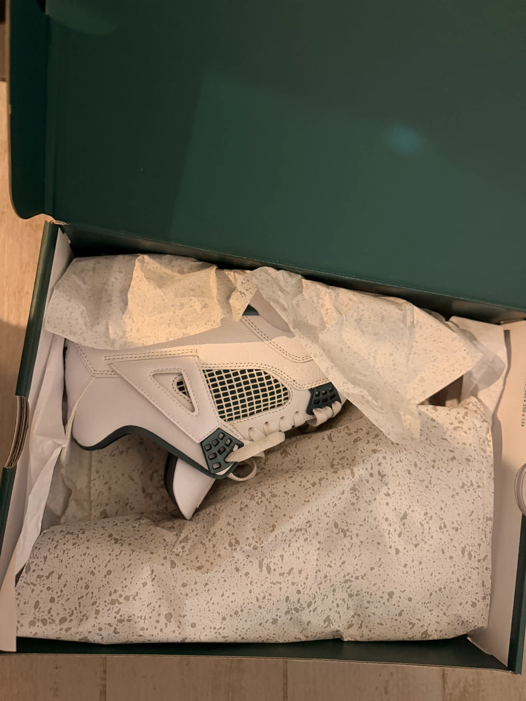 Size 11 Men Air Jordan 4 Retro ‘Oxidized Green’ - photo 5