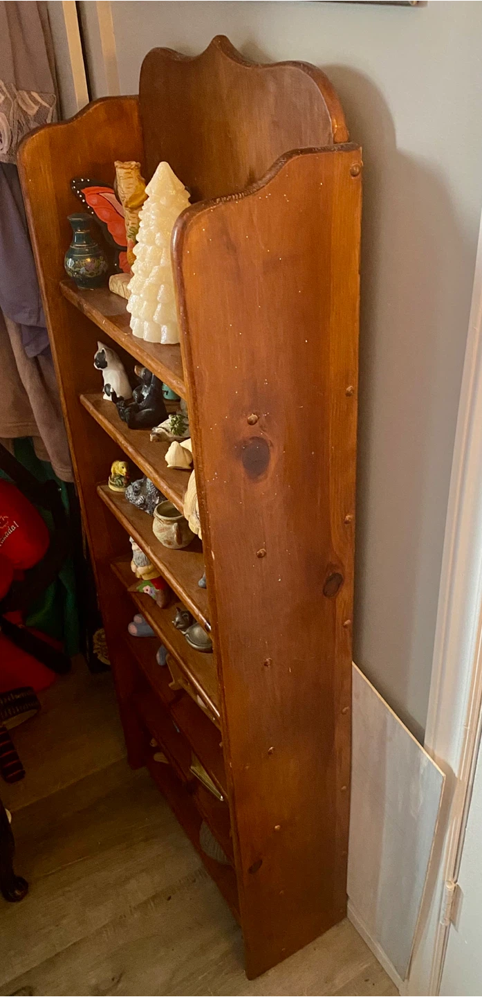 Solid Wood Display Shelving Unit - photo 2