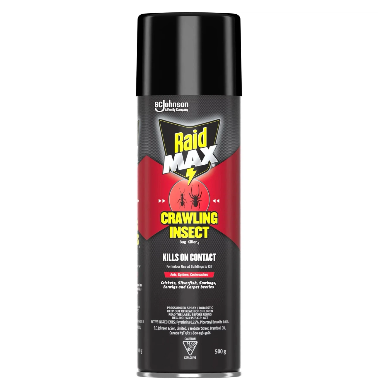 Raid Max Crawling Insect Bug Killer 500g