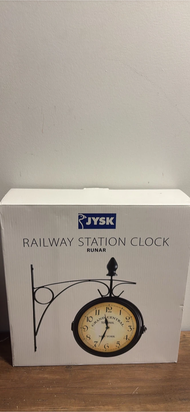 JYSK Runar Railway Station Wall Clock
