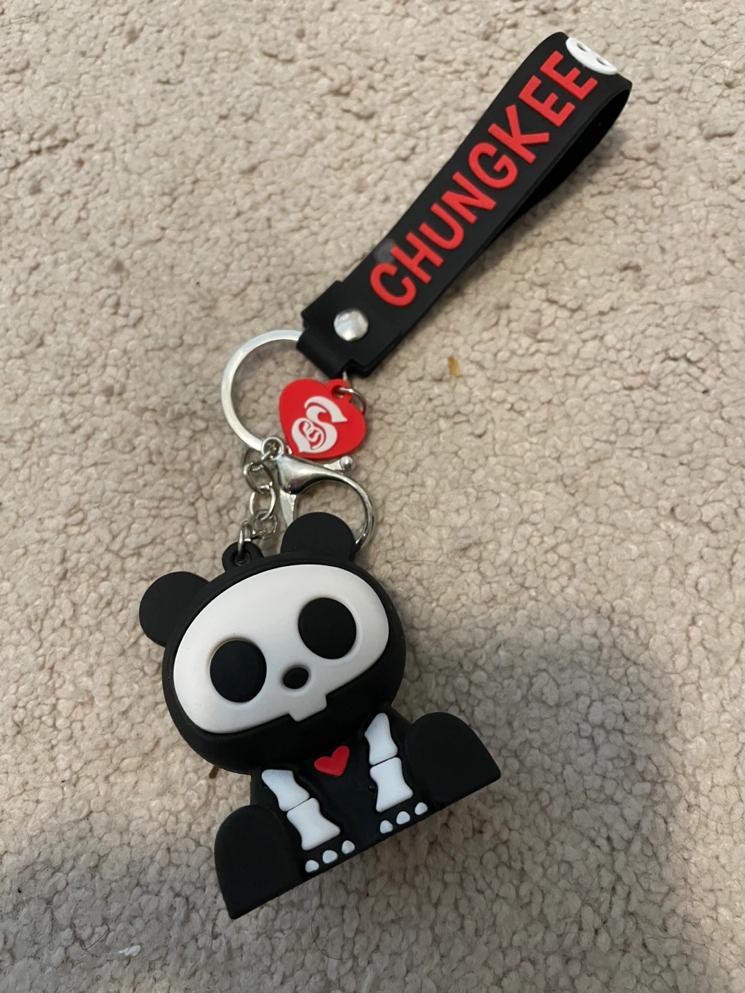Chungkee Skeleton Bear Keychain