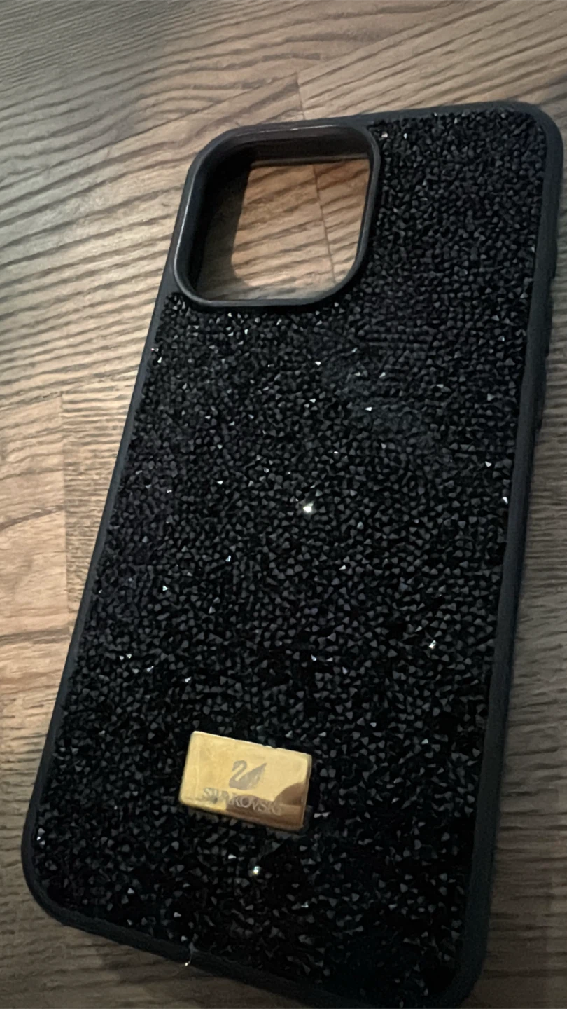 Swarovski iPhone 15 promax crystal black phone case - photo 3