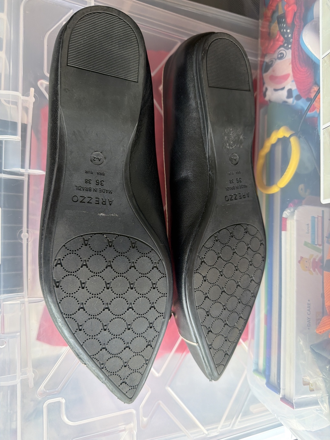Arezzo Black Ballet Flats with Bow Detail - photo 2