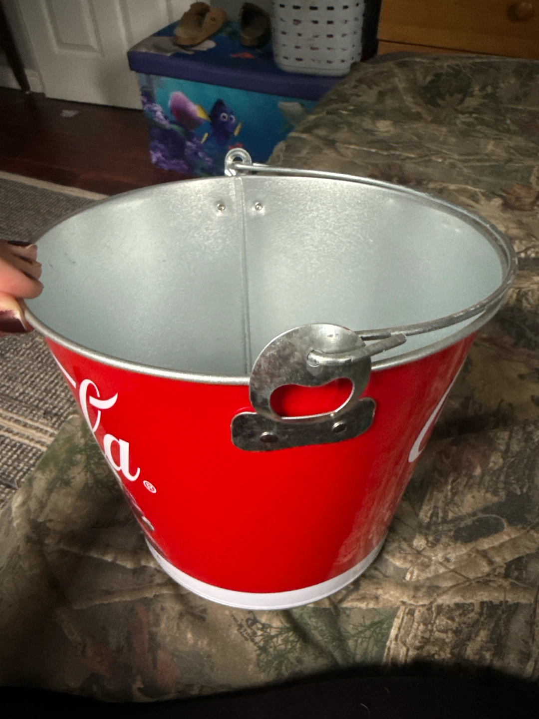 Vintage Coca-Cola Metal Ice Bucket - photo 2