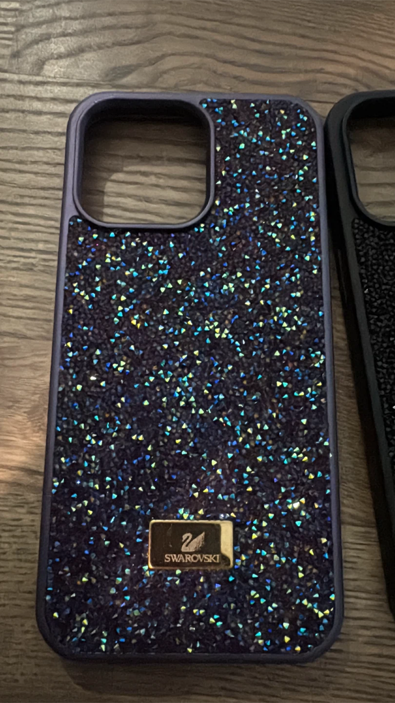 Swarovski Purple iPhone 15 pro max Crystal iPhone Case