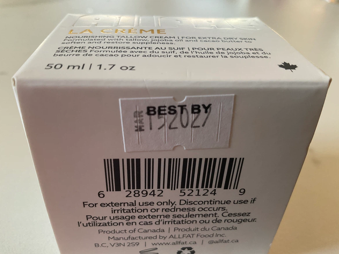 Allfat La Crème Nourishing Tallow Cream 50ml - photo 2
