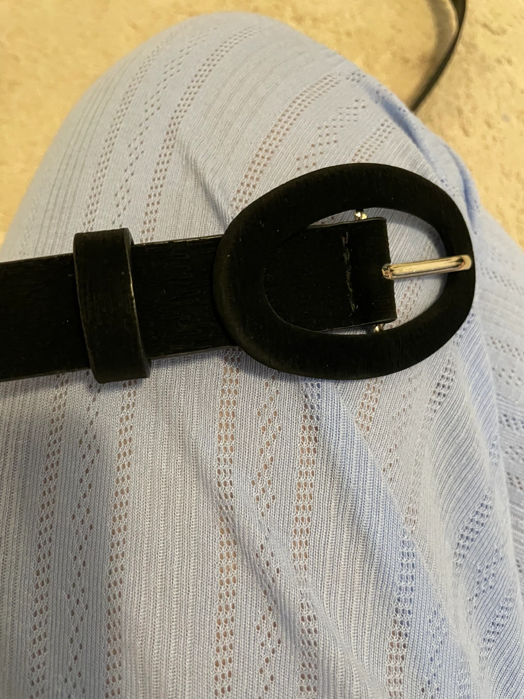 Black velvet belt - photo 2