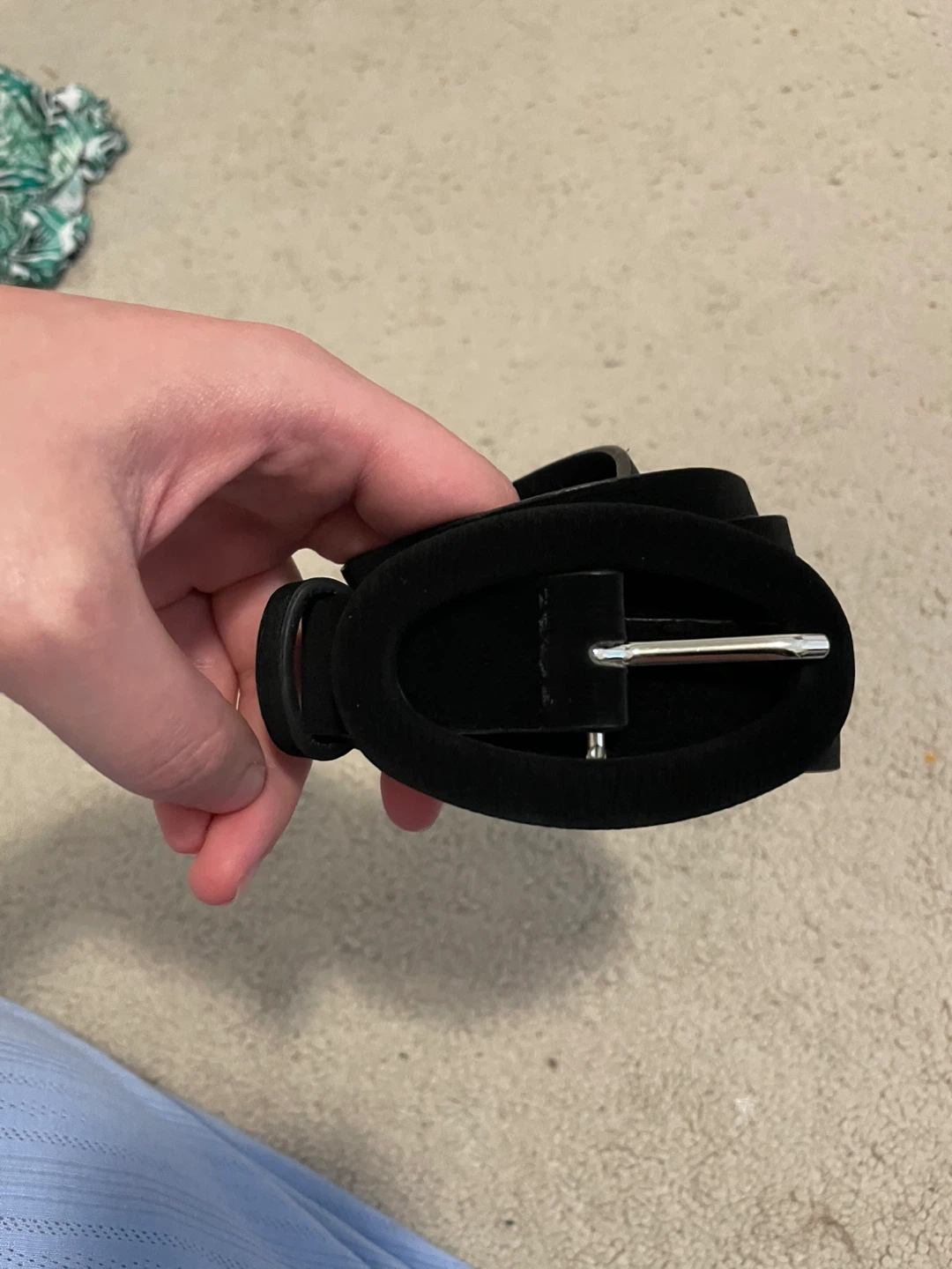 Black velvet belt - photo 4