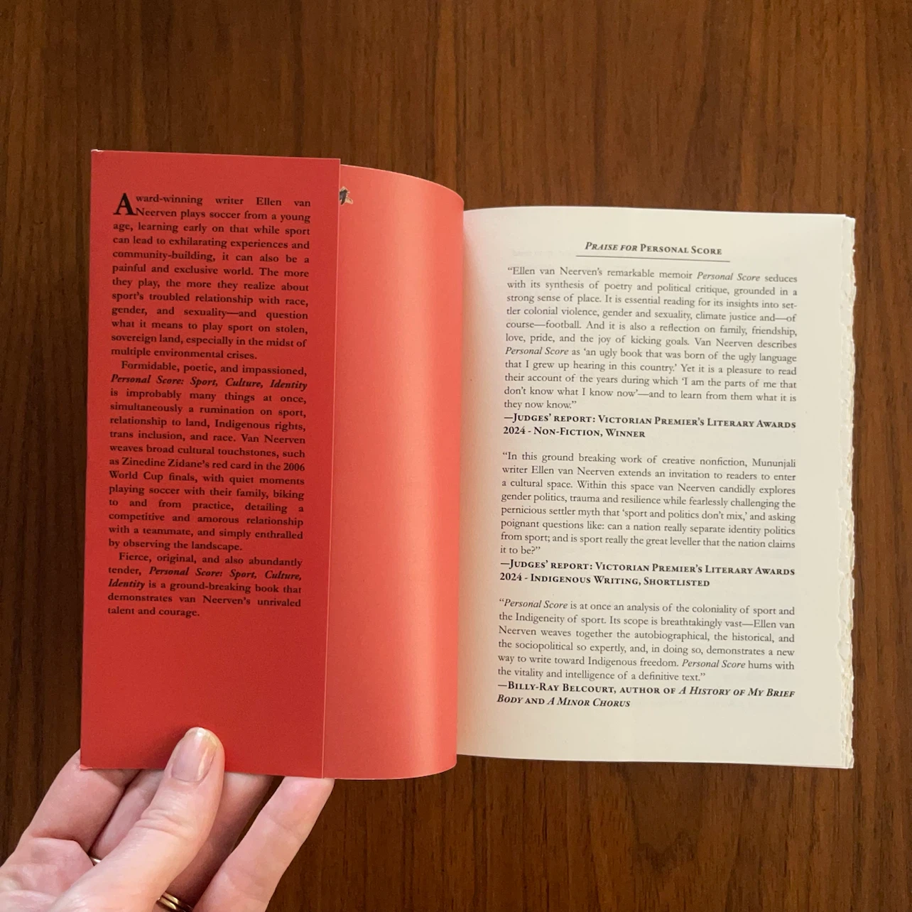 Personal Score: Sport, Culture, Identity by Ellen Van Neerven - photo 3