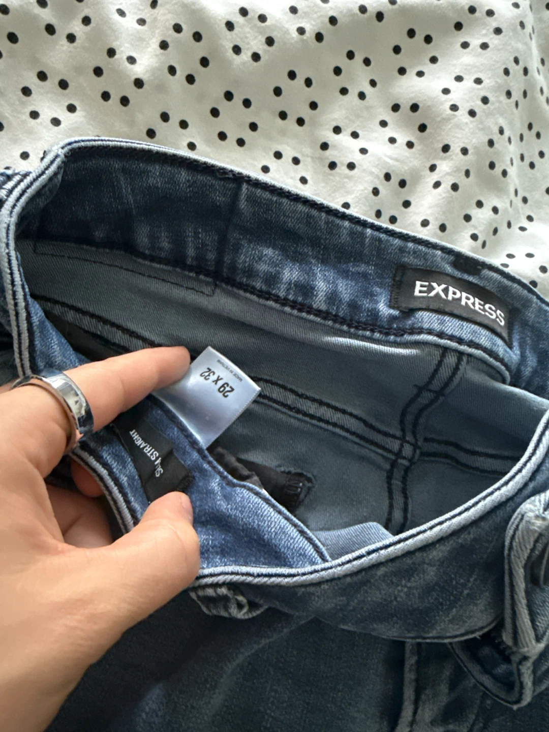 Express Slim Straight Jeans 29x32 - photo 3