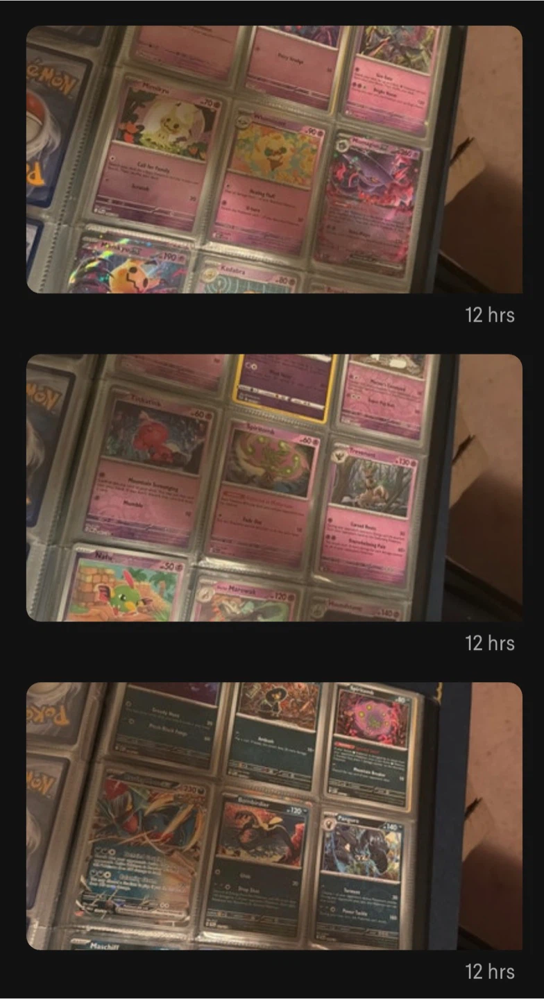 Pokémon Trading Card Binder Collection. Holos plus non holos - photo 2
