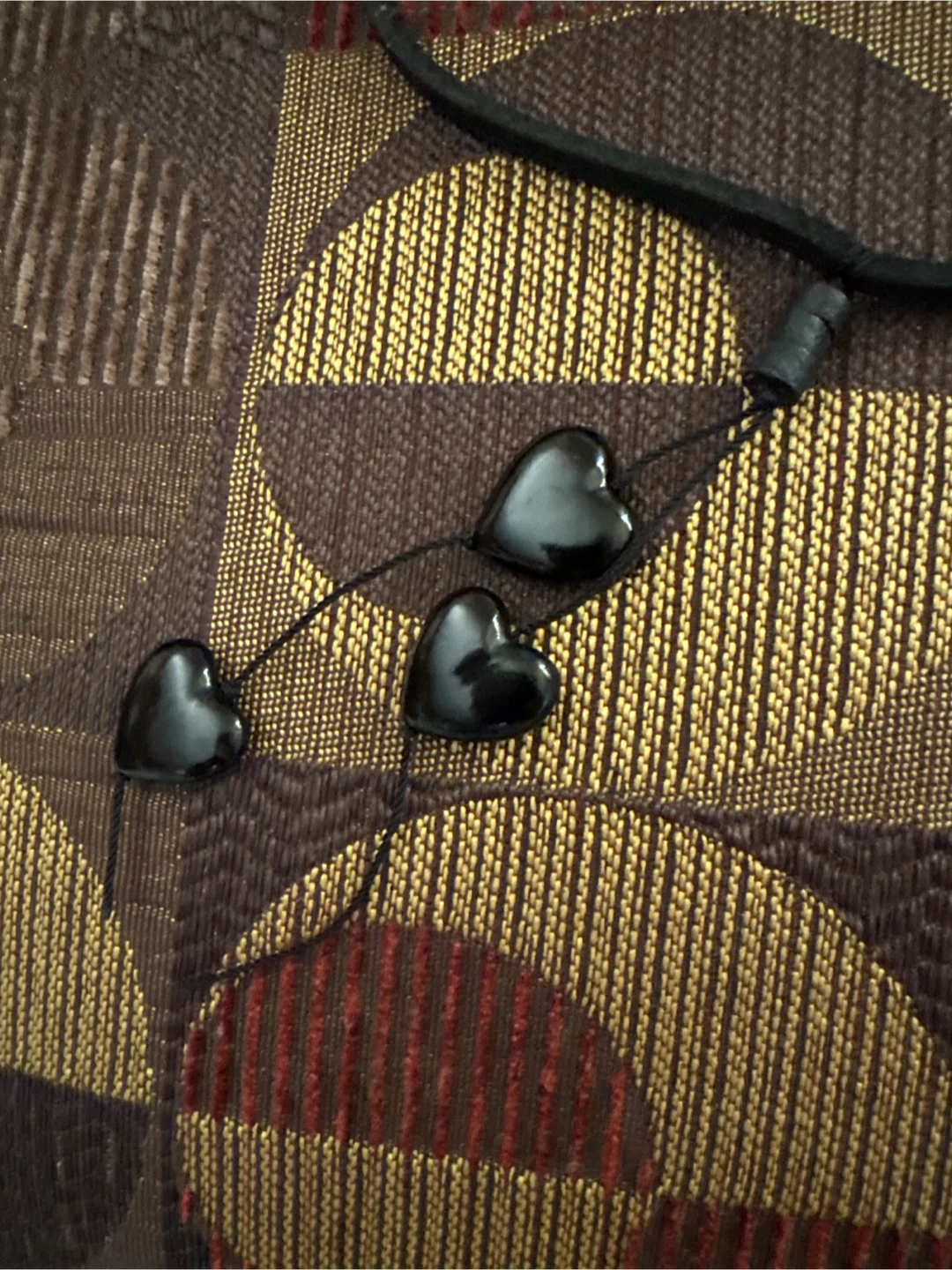 Black Heart Charm Necklace - photo 2