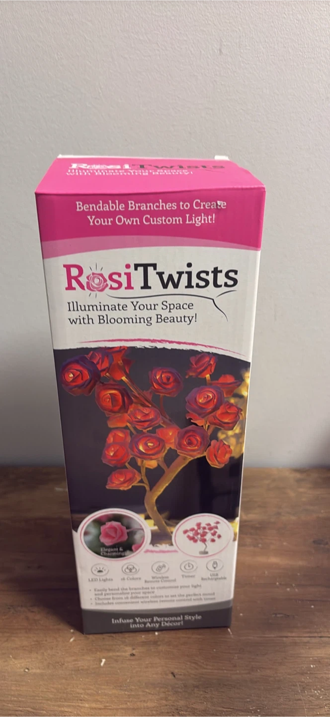 RosiTwists LED Rose Tree Light