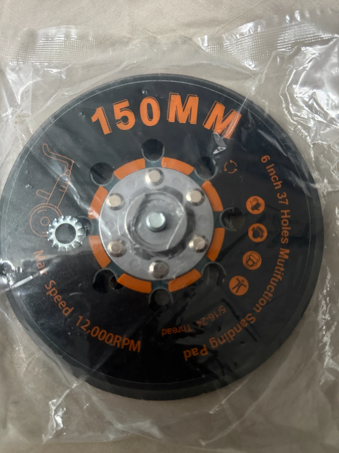 Two 6 Inch Multifunction Sanding Pads - photo 2