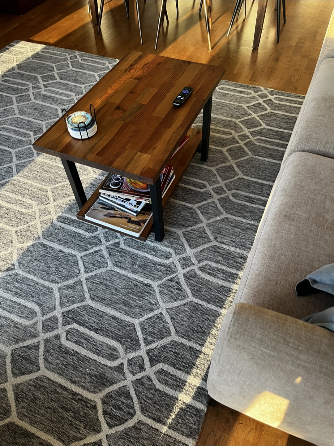 Belfort Charcoal and Ivory Area Rug