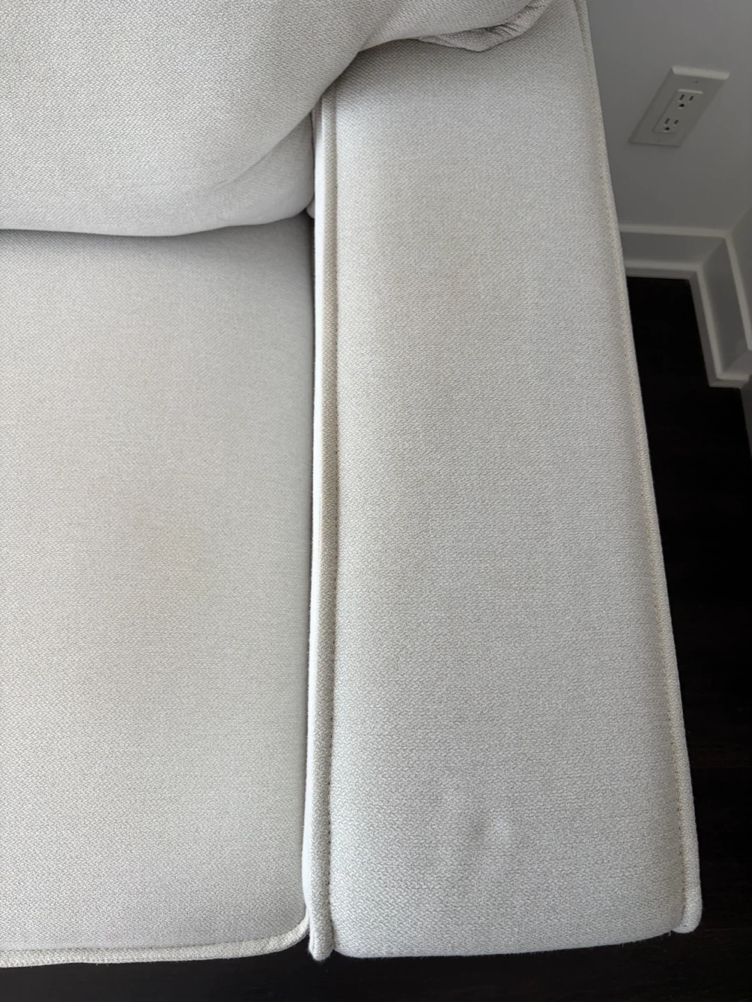 Cream Sectional Sofa with Storage and Sleeper - photo 5
