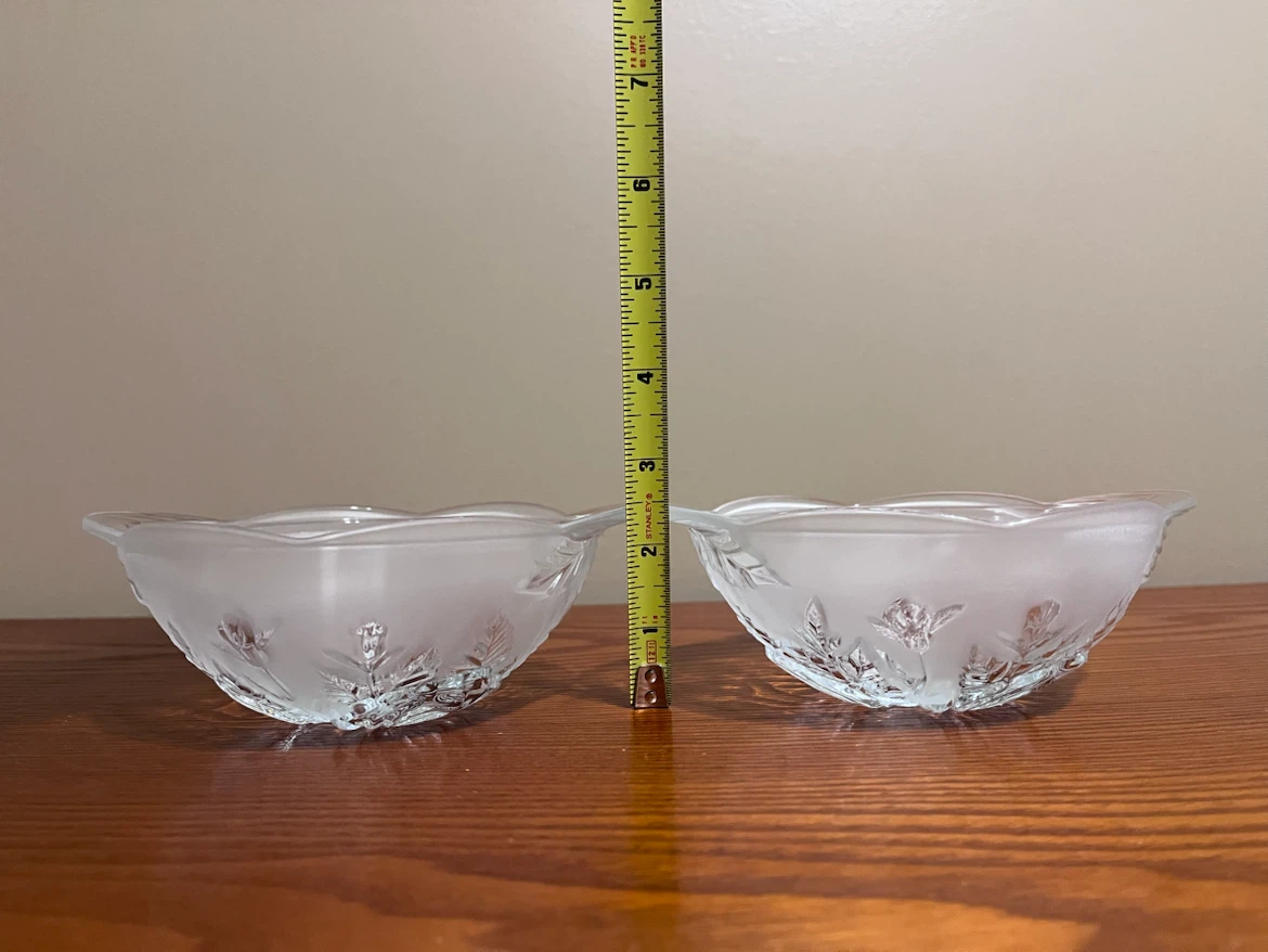 VINTAGE KIG MALAYSIA GLASS CANDY DISH BOWLS - photo 4