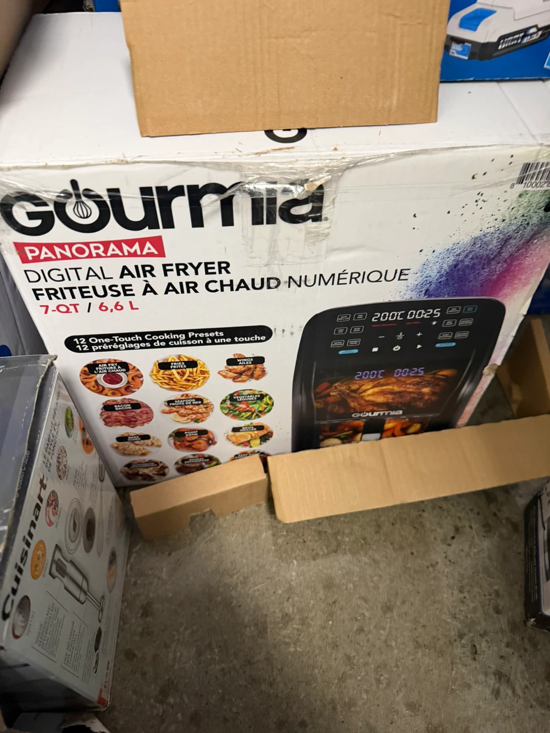 Gourmia Panorama Digital Air Fryer 6.6L
