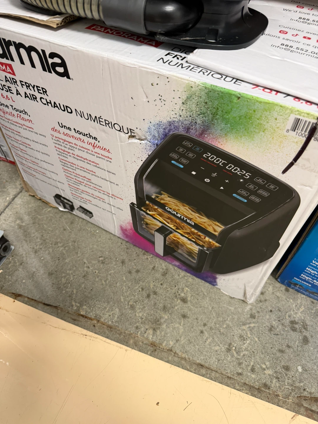 Gourmia Panorama Digital Air Fryer 6.6L - photo 2