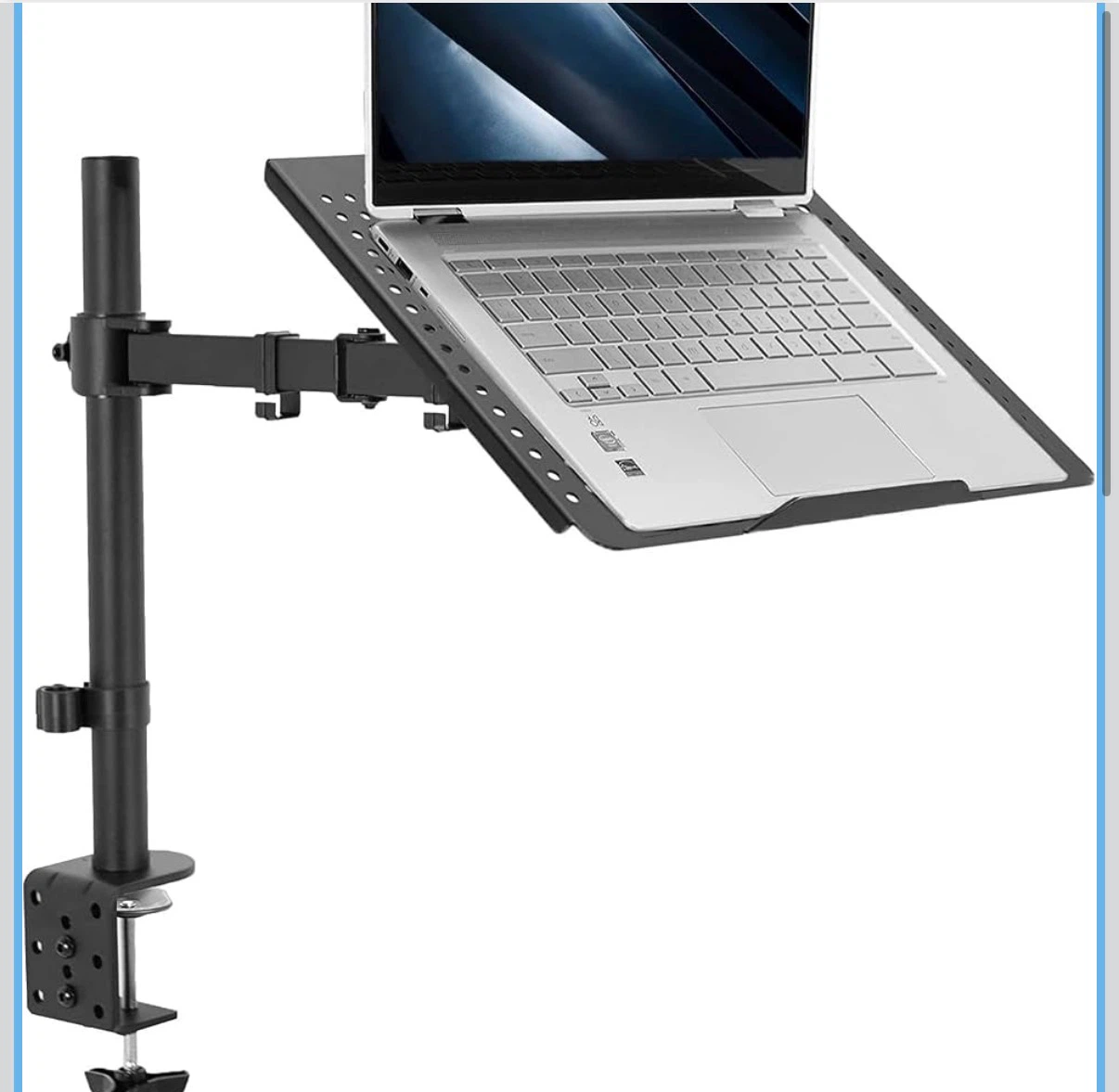 Single Laptop Notebook Desk Mount