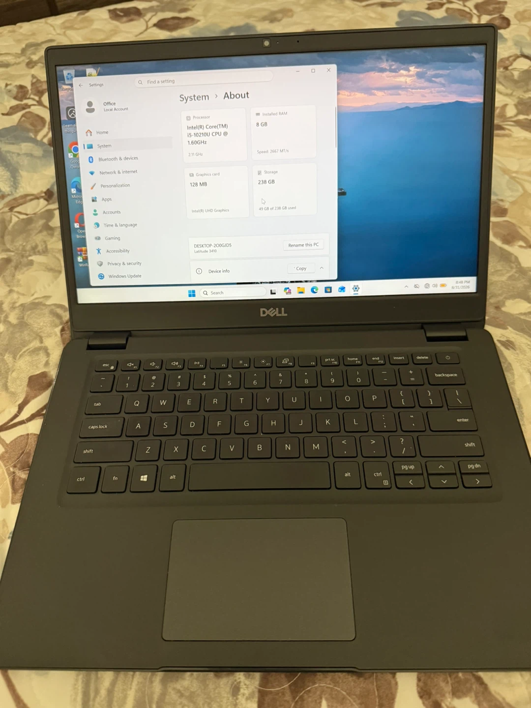 Dell Latitude 3410 Laptop i5